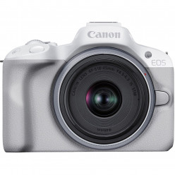 Mirrorless Camera CANON EOS R50 + RF-S 18-45 f/4.5-6.3 IS STM White  (5812C030)